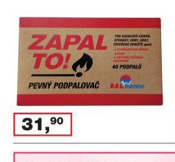 BALHOME Zapal to! pevný podpalovač - Barvy a laky drogerie aktualniletaky.eu