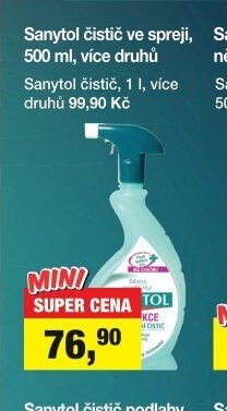 Sanytol čistič ve spreji, 500 ml
