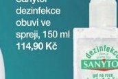 Sanytol dezinfekce obuvi ve spreji, 150 ml