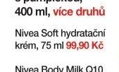 Nivea Soft hydratační krém, 75 ml