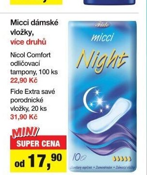 Micci dámské vložky