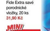Fide Extra savé porodnické vložky, 20 ks