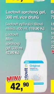 Lactovit sprchový gel, 300 ml