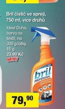Bril čistič ve spreji, 750 ml