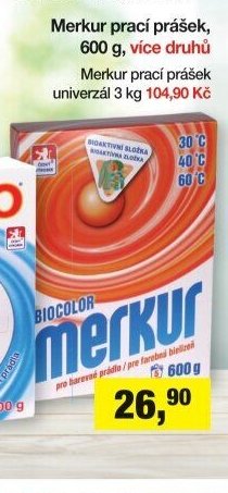 Merkur prací prášek, 600 g