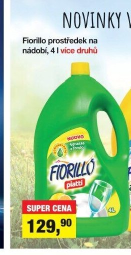 Fiorillo prostředek na nádobí, 4 l více druhů