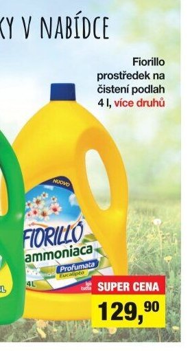 Fiorillo prostředek na čistění podlah 4 l, více druhů
