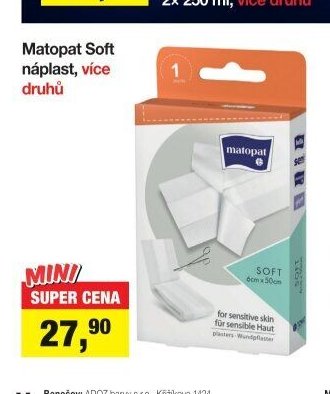 Matopat Soft náplast, více druhů