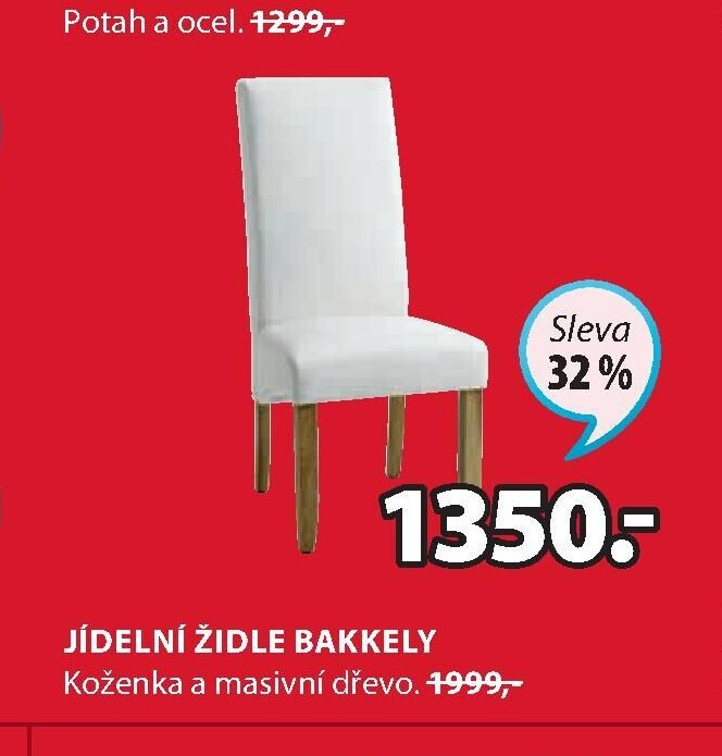 JÍDELNÍ ŽIDLE BAKKELY