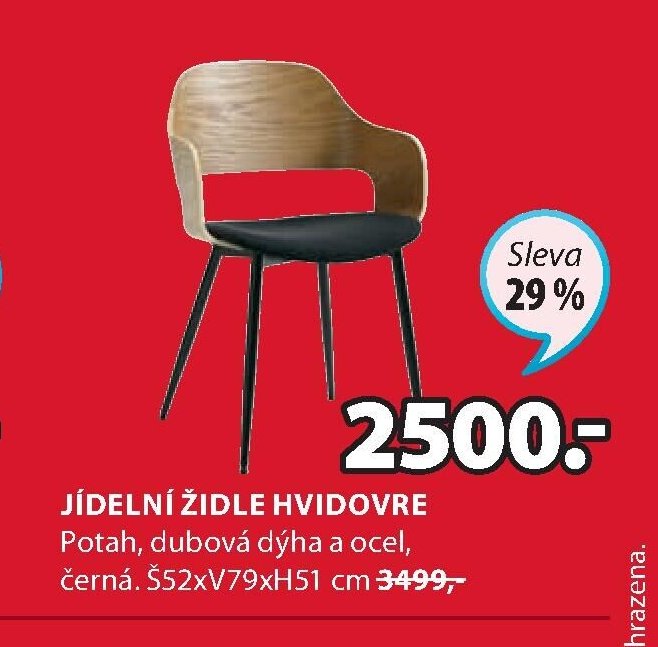 JÍDELNÍ ŽIDLE HVIDOVRE