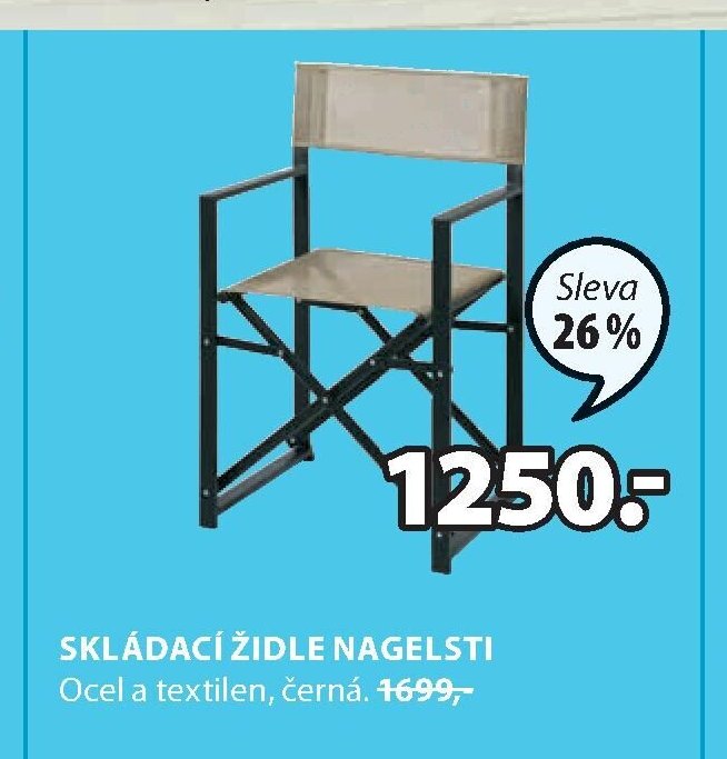 SKLÁDACÍ ŽIDLE NAGELSTI
