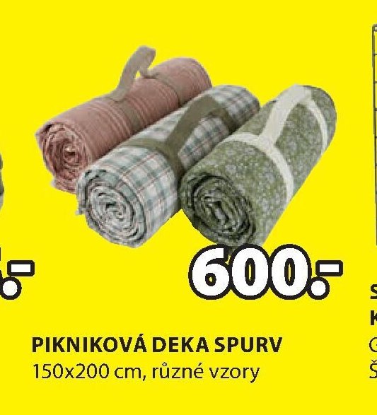 PIKNIKOVÁ DEKA SPURV