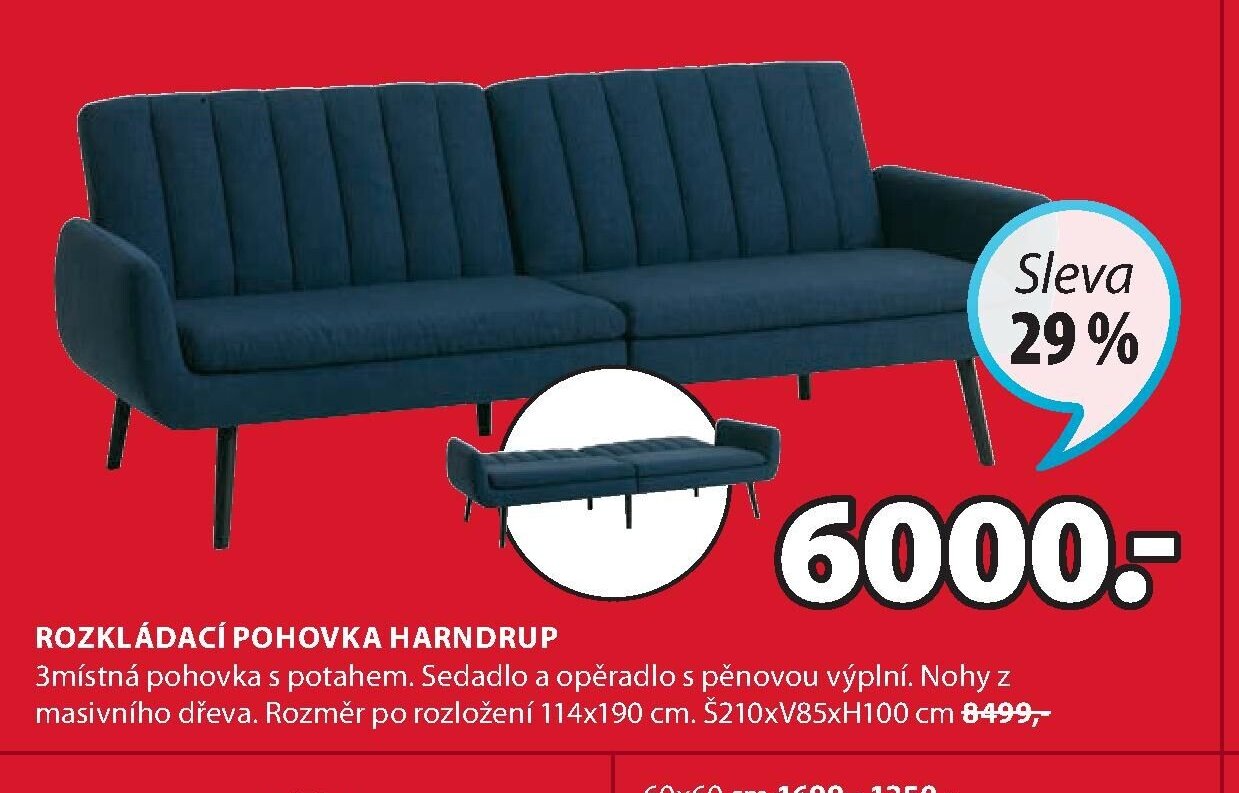 ROZKLÁDACÍ POHOVKA HARNDRUP