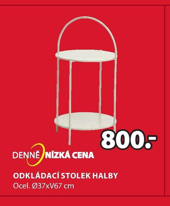 ODKLÁDACÍ STOLEK HALBY