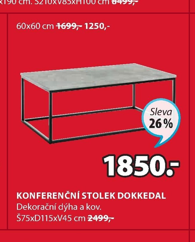 KONFERENČNÍ STOLEK DOKKEDAL