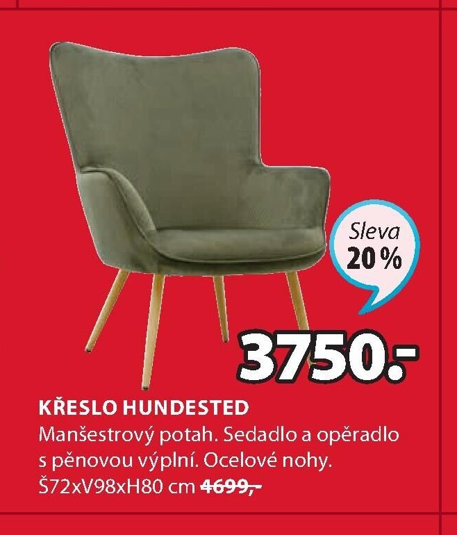 KŘESLO HUNDESTED