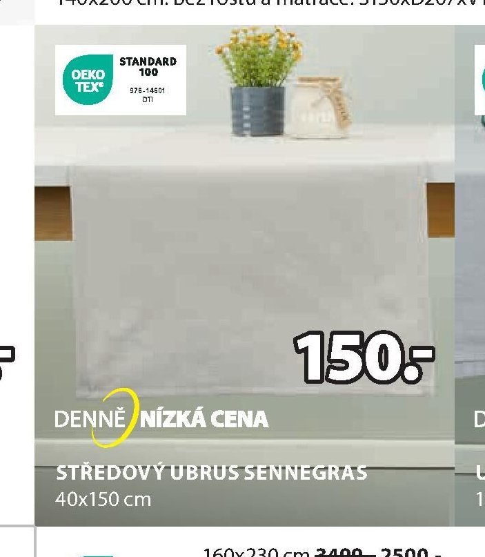 Středový ubrus Sennegras