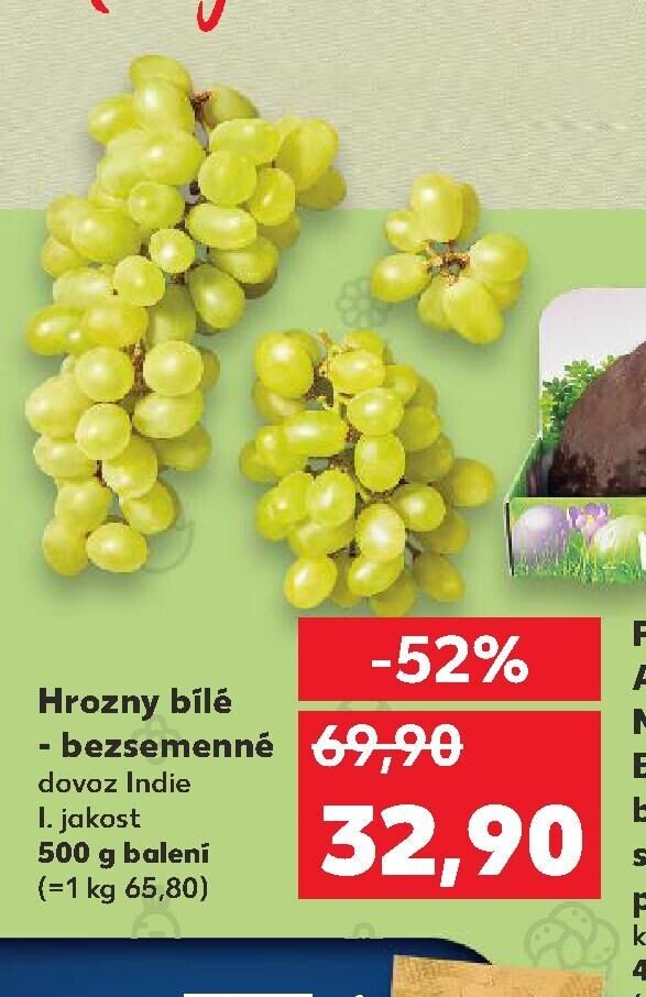Hrozny bílé bezsemenné