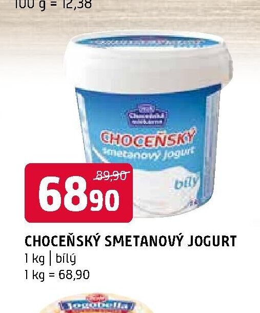 CHOCEŇSKÝ SMETANOVÝ JOGURT