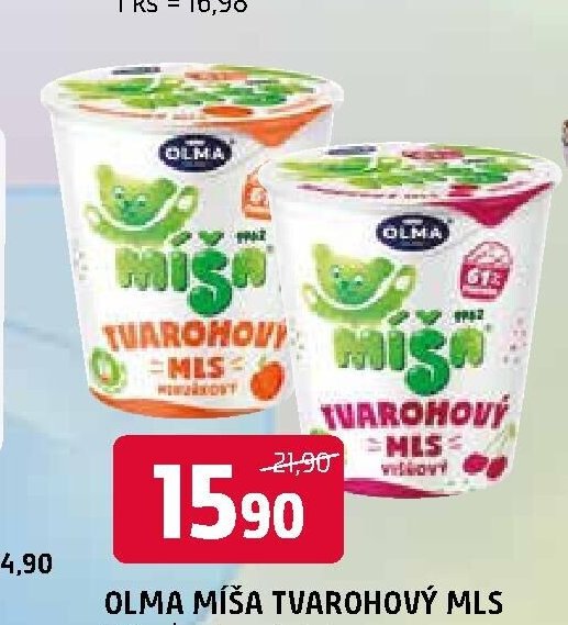 OLMA MÍŠA TVAROHOVÝ MLS