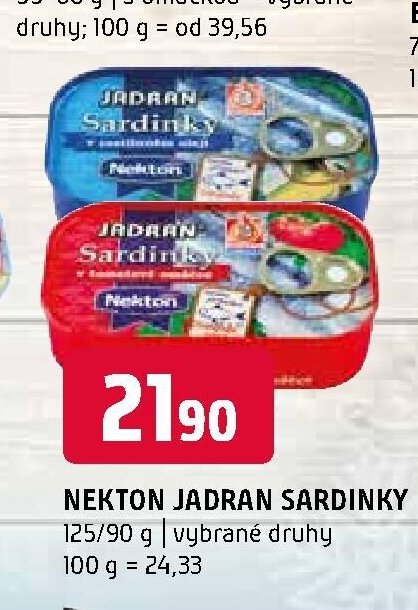 Nekton Jadran sardinky