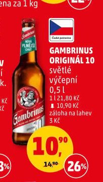 GAMBRINUS ORIGINÁL 10 - Penny Market aktualniletaky.eu
