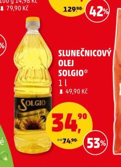 SLUNEČNICOVÝ OLEJ SOLGIO - Penny Market aktualniletaky.eu