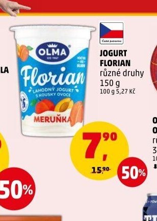 JOGURT FLORIAN různé druhy 150 g - Penny Market aktualniletaky.eu