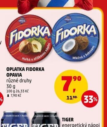 OPLATKA FIDORKA OPAVIA různé druhy 30 g - Penny Market aktualniletaky.eu