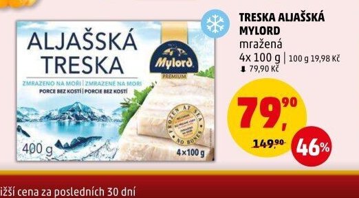 TRESKA ALJAŠSKÁ MYLORD mražená 4x 100 g - Penny Market aktualniletaky.eu