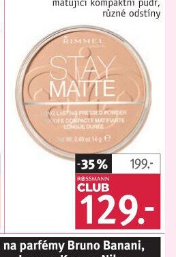 Rimmel Stay Matte pudr