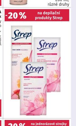 Strep depilační produkty