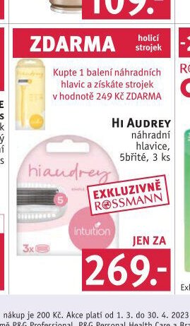 Hi Audrey náhradní hlavice