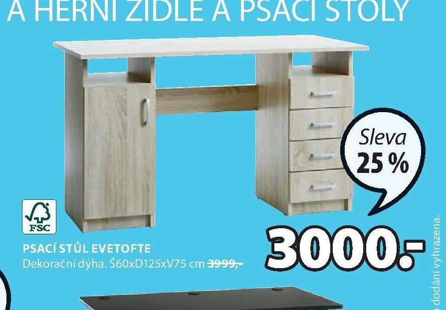 PSACÍ STŮL EVETOFTE
