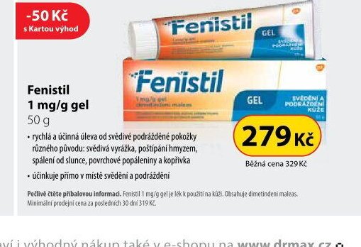 Fenistil 1 mg/g gel 50 g