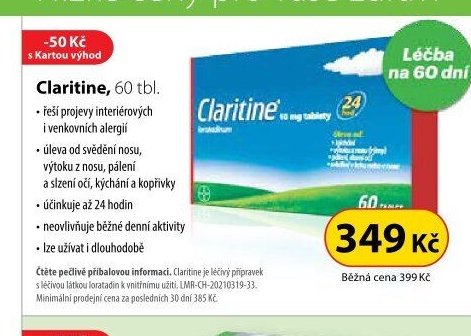 Claritin, 60 tbl.
