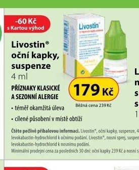 Livostin oční kapky, suspenze 4 ml