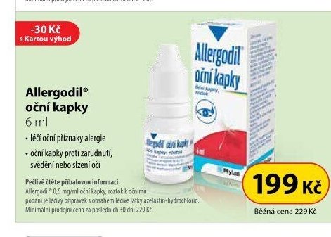 Allergodil oční kapky 6 ml