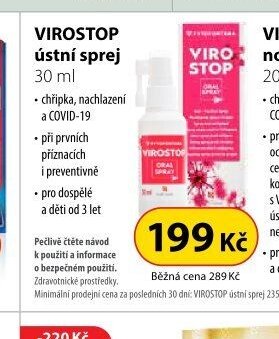 VIROSTOP ústní sprej 30 ml