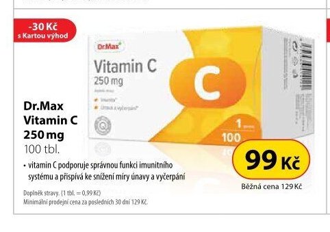 Dr.Max Vitamin C 250 mg 100 tbl.