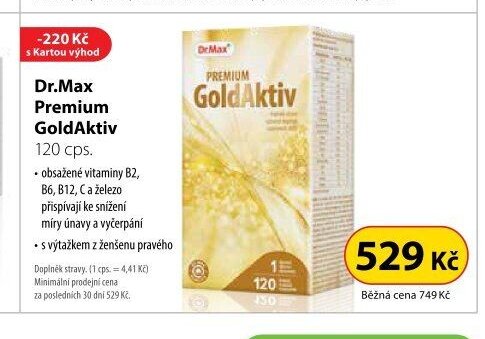 Dr.Max Premium GoldAktiv 120 cps.