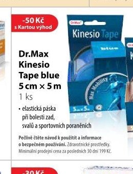 Dr.Max Kinesio Tape blue