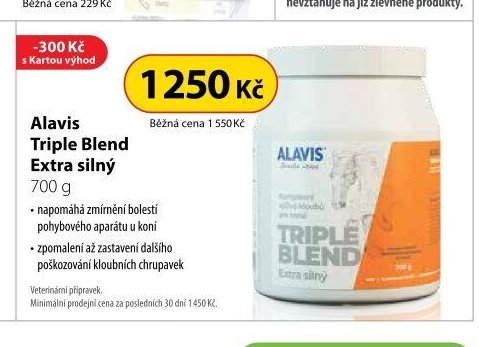 Alavis Triple Blend Extra silný 700 g