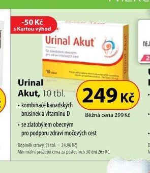 Urinal Akut, 10 tbl.