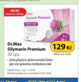 Dr.Max Silymarin Premium, 30 cps.