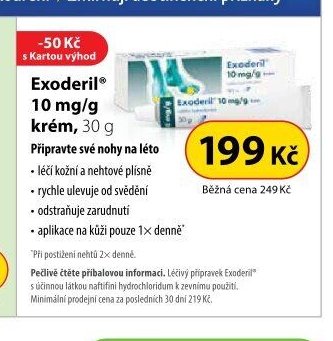Exoderil 10 mg/g krém, 30 g