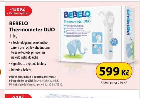 BEBELO Thermometer DUO 1 ks