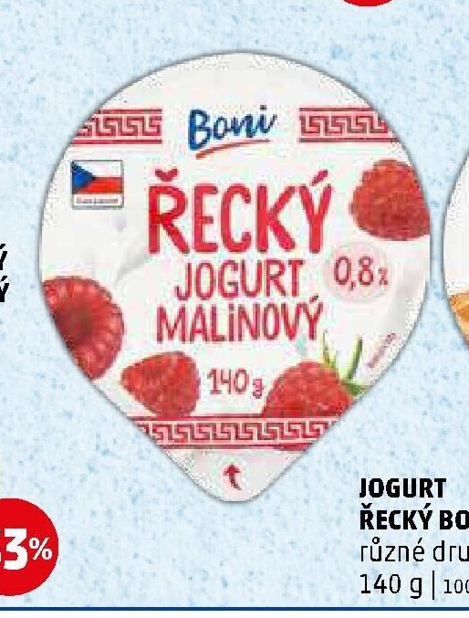 JOGURT ŘECKÝ BONI (MALINOVÝ) - Penny Market aktualniletaky.eu