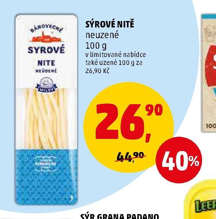 Sýrové nitě neuzené - Penny Market aktualniletaky.eu