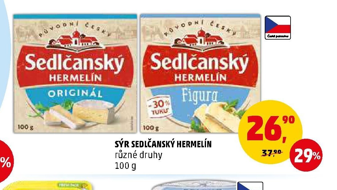 Sýr Sedlčanský Hermelín - Penny Market aktualniletaky.eu